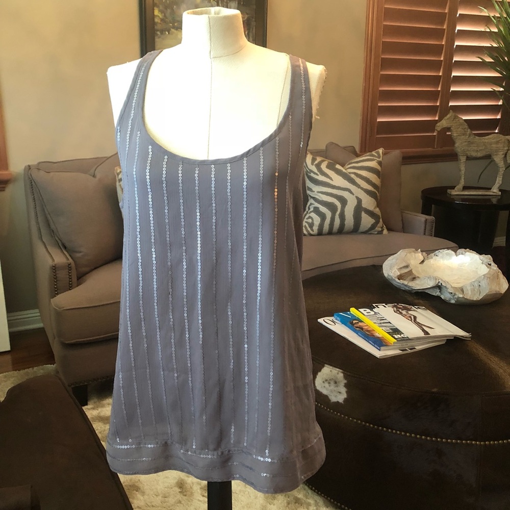 RW & Co. grey sequence tank top